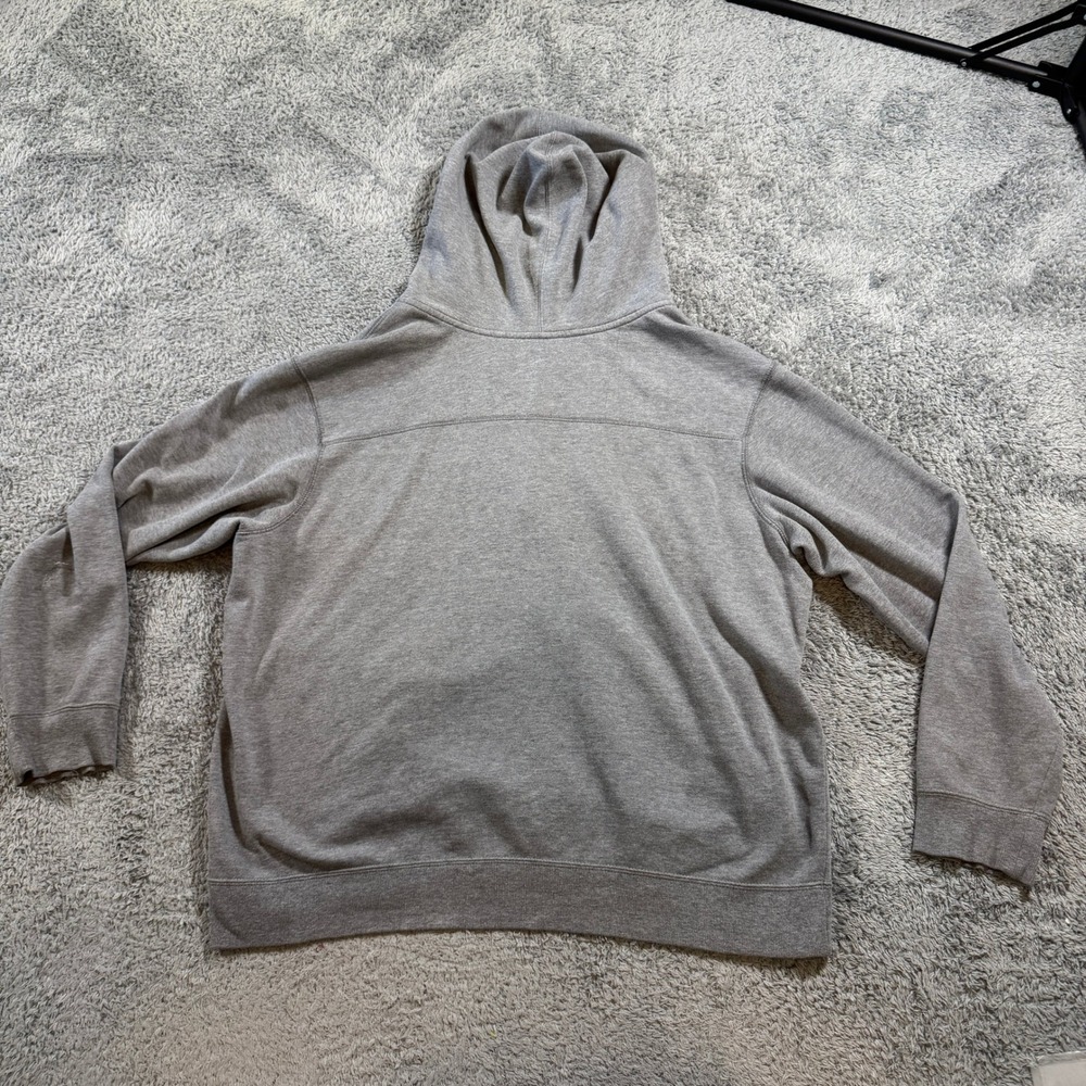 Starter Mens Full Zip Hoodie Heather Gray Athletic Sweatshirt Small